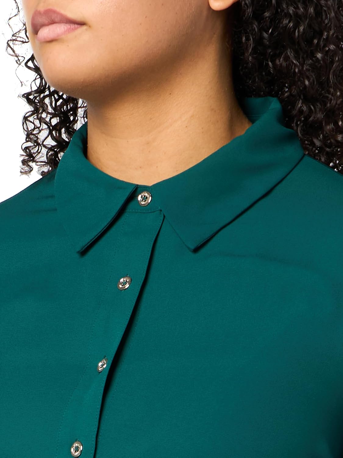 Tommy Hilfiger Womens Long Sleeve Shirt with Pleated Sleeves - Image 6