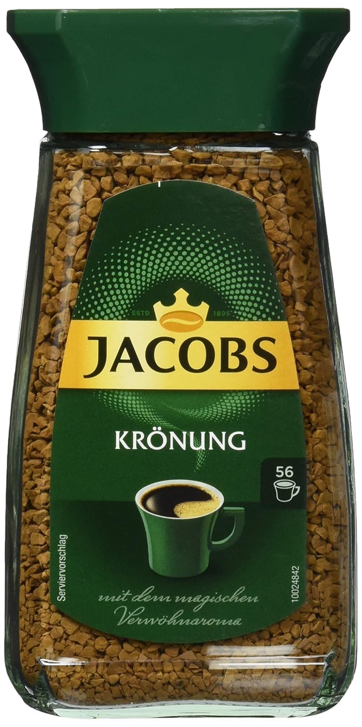Jacobs Krönung Gold löskaffee vetro, 6 confezioni (6 x 100 ml)