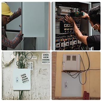 Steel Electrical Junction Box, Indoor&Outdoor Electrical Enclosure Box, Wall Mounted Waterproof&Dustproof Metal Box, Universal Electric Equipment Enclosure Box with Safety Locks and Mounting Plates
