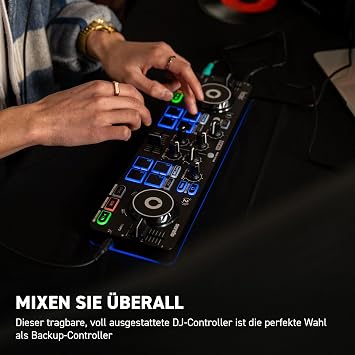 Hercules DJControl Starlight Compact DJ Controller with Light