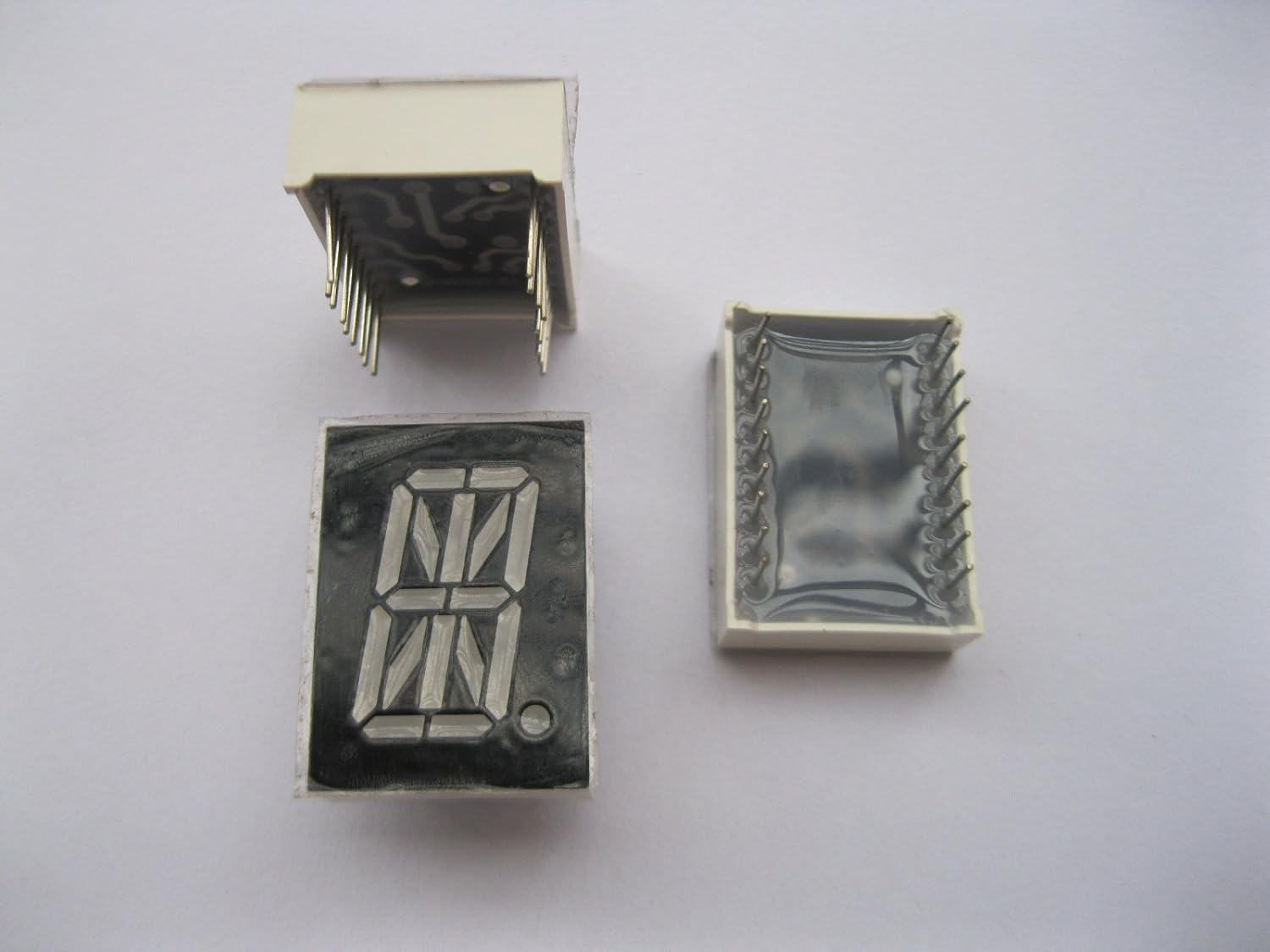 50 Pcs LED Display Common Anode 0.8" 1 Digital 16 Segments 27.7x20mm Red Skywalking