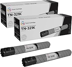 LD Products Compatible Konica Minolta TN-321K A33K130 Toner Cartridge Replacement Compatible with Bizhub: C224, C224e, C28...
