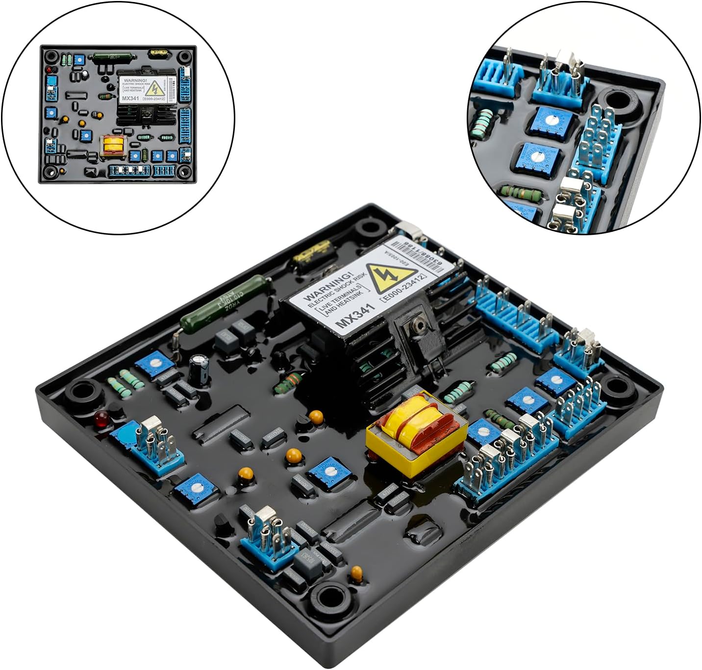 Areyourshop AVR MX341 E000-23412 Automatic Voltage Regulator for Stamford