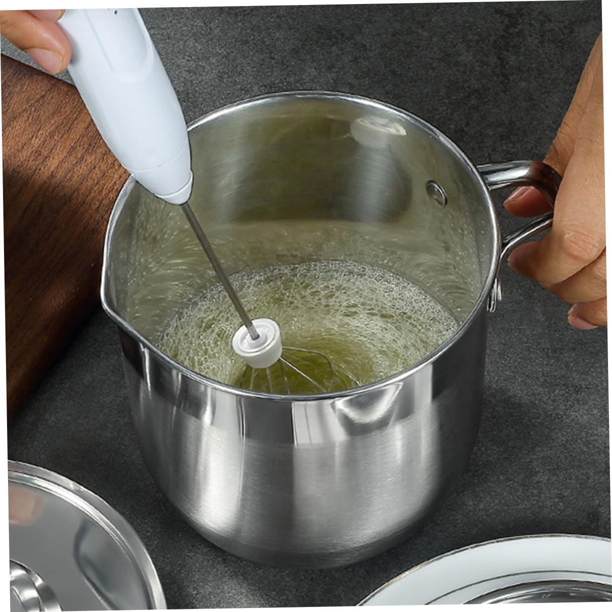 Ciieeo Stainless Steel Egg Yolk Separator with Bucket Non Stick Egg White Divider for Cooking and Baking Kitchen Gadget and Storage