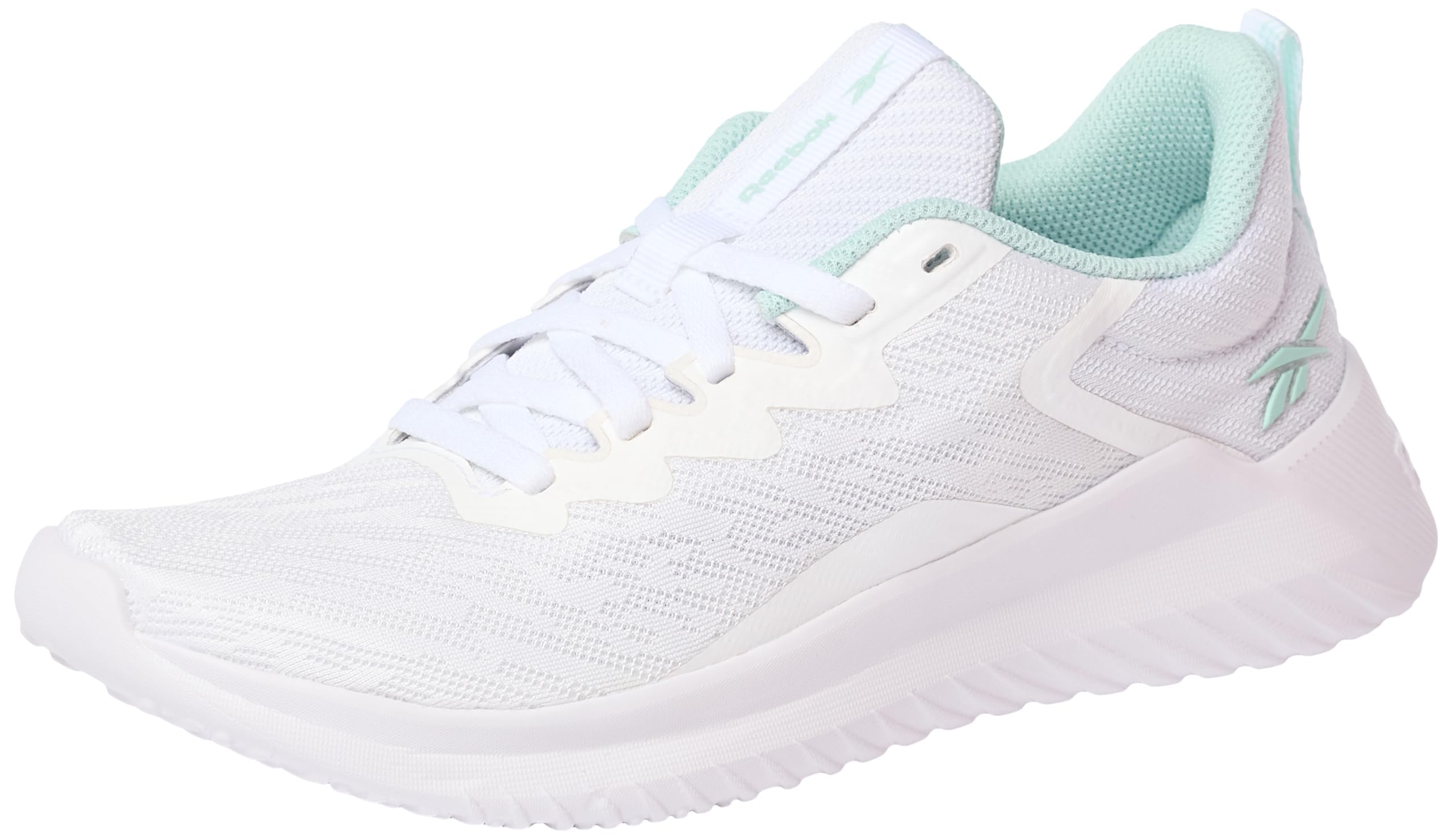 Reebok Women's Fluxlite II Trainers, FTWR White/Glitch Aqua, 42.5 EU, FTWR White Glitch Aqua, 9.5 UK