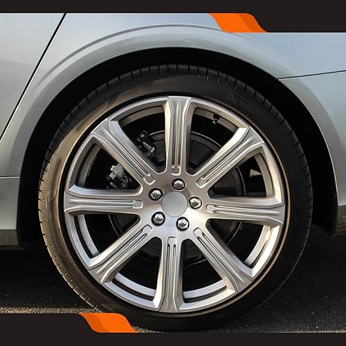 Miniatura 10 de TMS - Tapones centrales de rueda de 2.9 pulgadas, 2.9 pulgadas, paquete de 4 (cromo, exterior de 2.953 in, interior de 2.874 in)