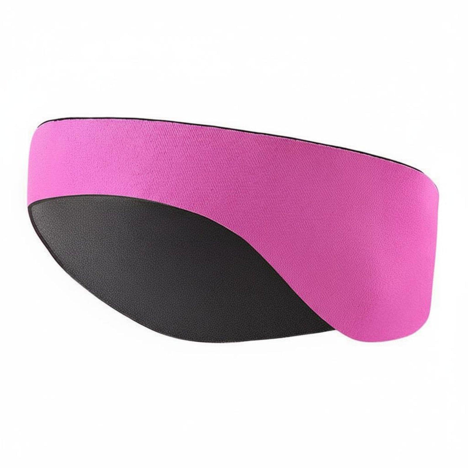 SNAPPSY Swimming Ear Protection Headband Skin-Friendly Swimming Headband Comfortable Waterproof Swim Band for Adults, Swimmers, Bathing, Running Pink M-image-5