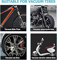 Vista 6 de BESULEN 4 tapas de válvula de neumático de automóvil, cubiertas de vástago de válvula de neumático de automóvil de aleación de aluminio, tapas