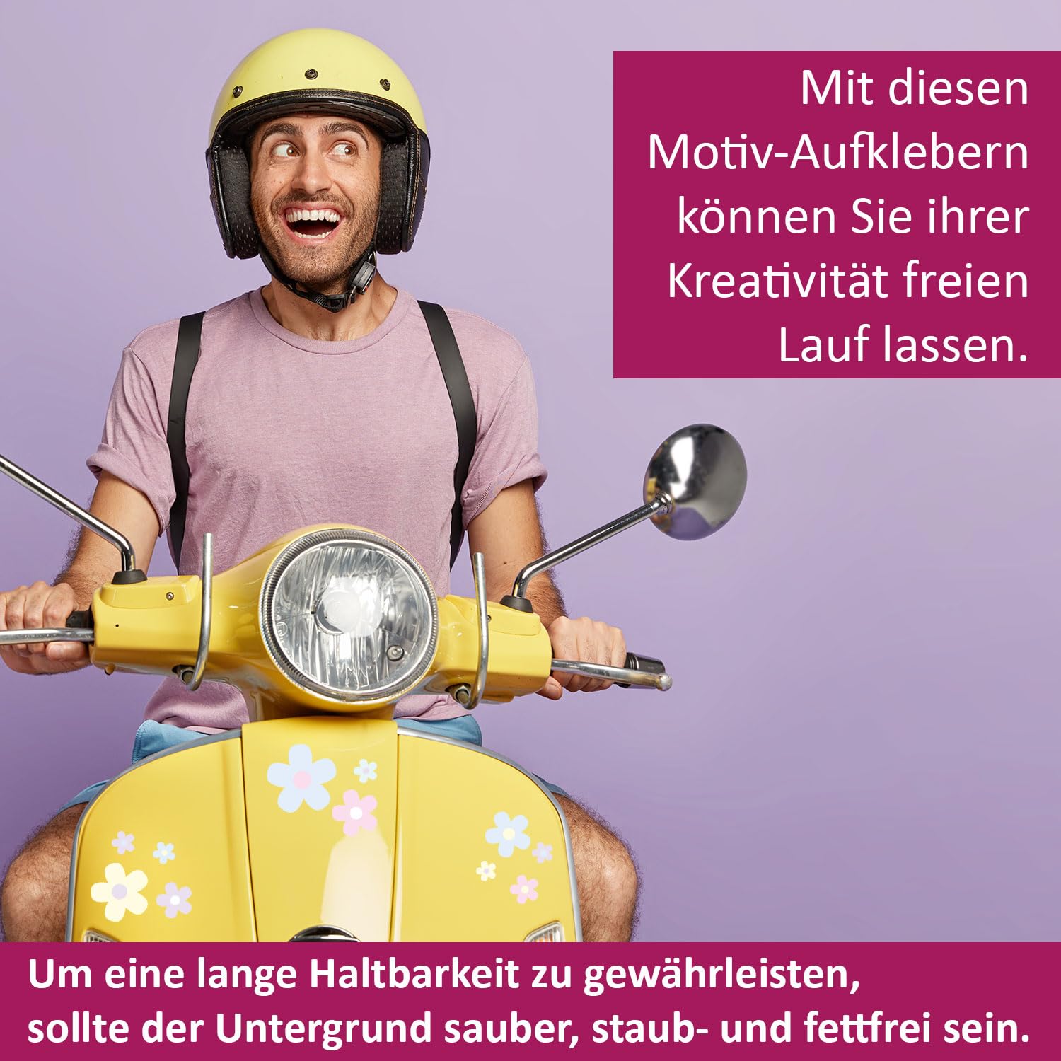 Adesivi Floreali Margherita - 4 Fogli, 68 Pezzi, Impermeabili Per Bici, Auto, Laptop - Foto 2