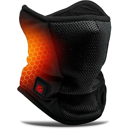 Heated Balaclava Ski Mask Warm Face Mask for Cold Winter Women Men Warm Gift