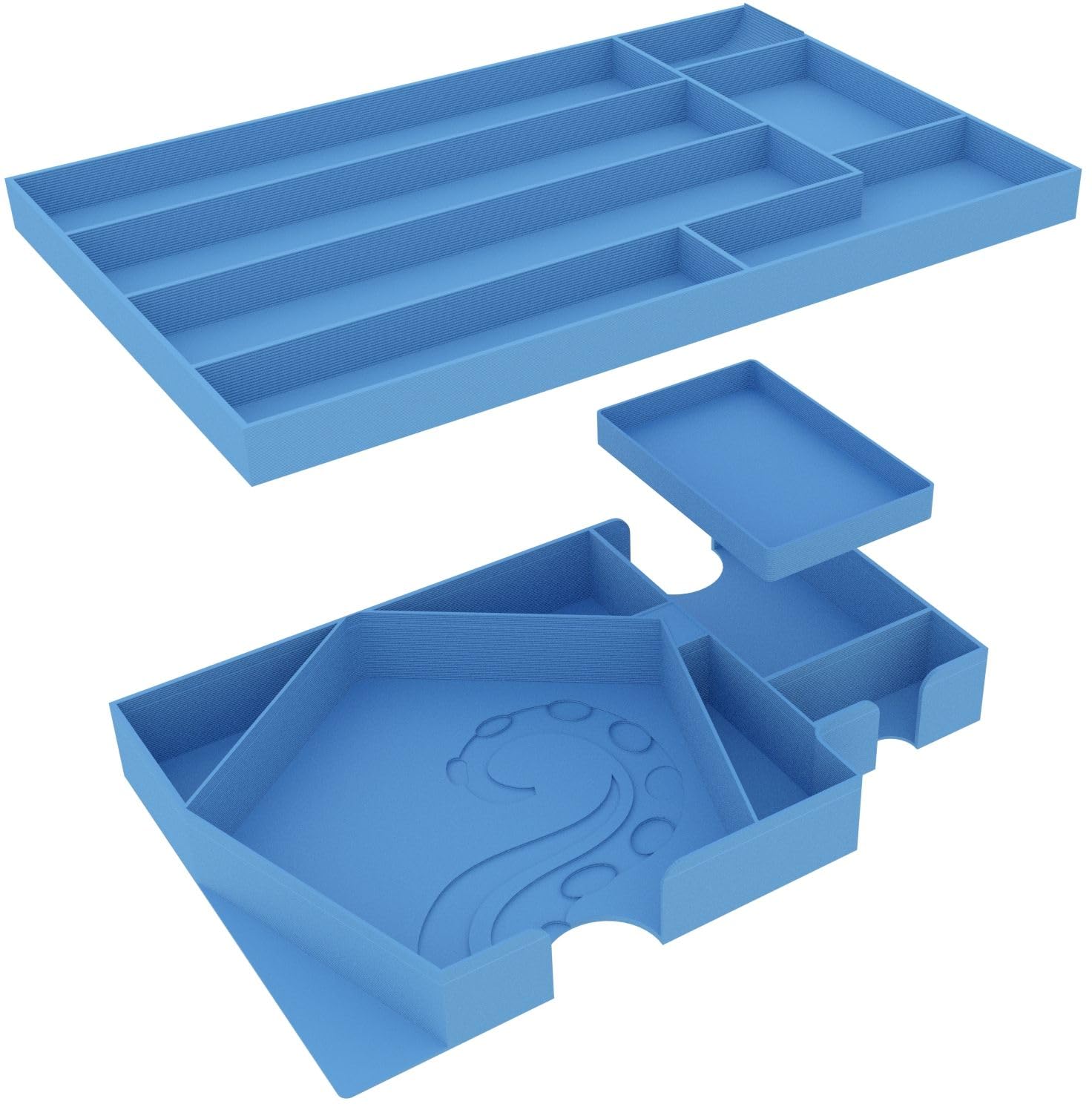 Feldherr Organizer compatible with Tiny Epic Cthulhu - Insert for core game box - suitable for Standard and Deluxe Edition + Astral Artifacts - Fast game setup - Better overview — image 1