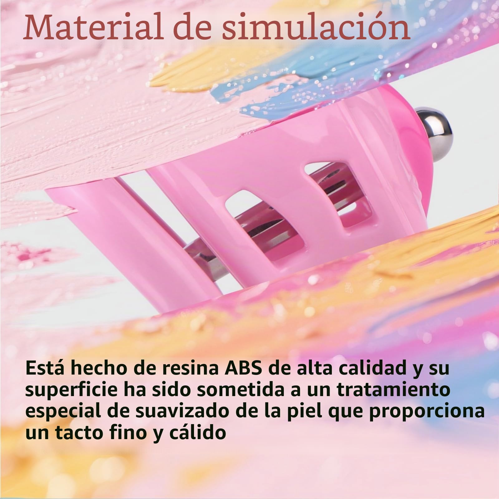 Jaula de ejercicio de resina ABS para hombre-eshlZ75(Rosa, Estándar+Cinta) | Accesorio de herramienta ejercicio de protección pequeña oculta