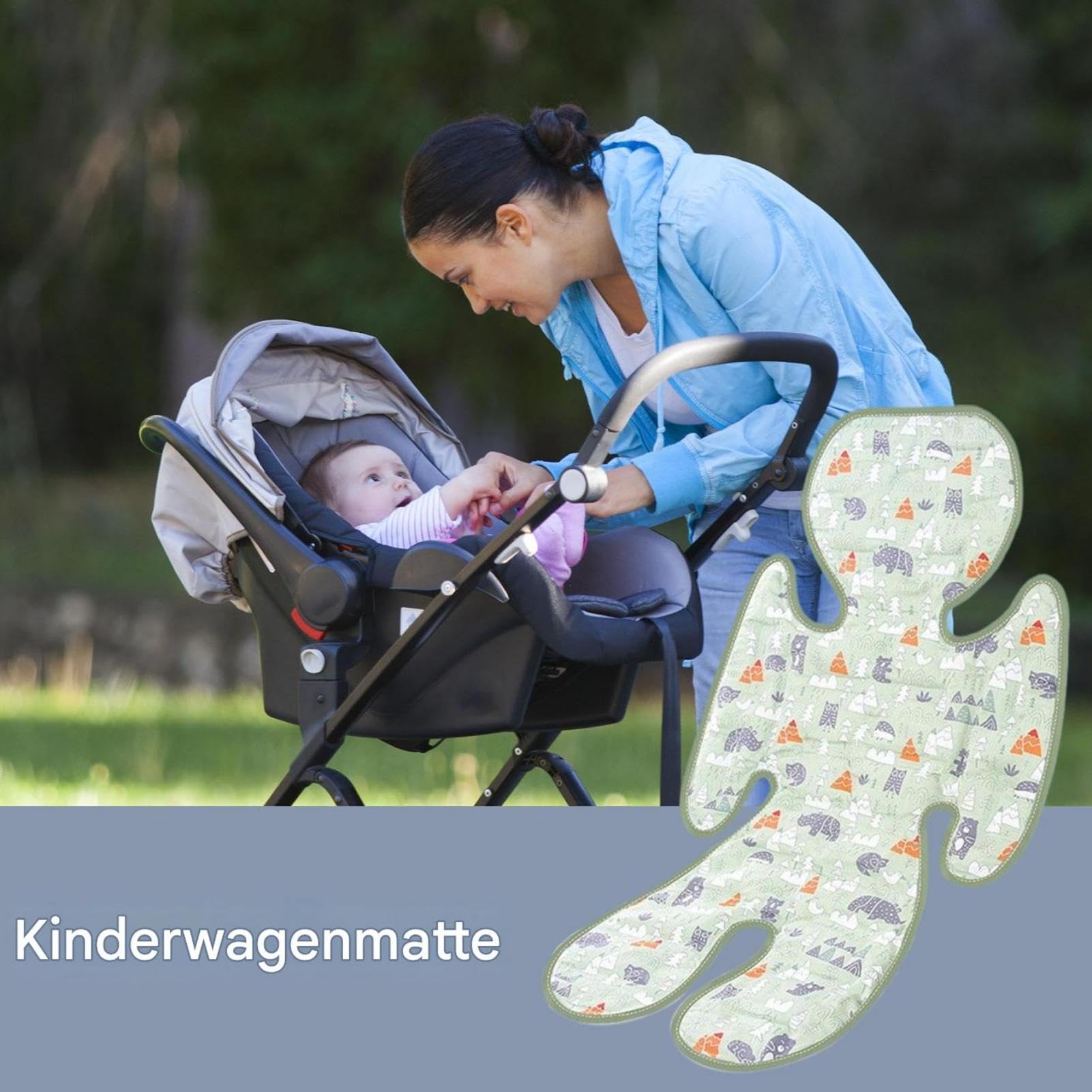 Kinderwagen Kühlmatte, Baby Kinderwagen Sitzeinlagen Baby Kühlkissen Für Kinderwagen Kinderwagen Kühlkissen Autositz Kühlpad Für Babys Sitzauflage Für Kinderwagen