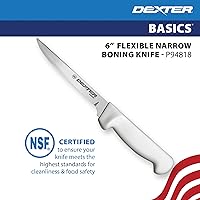 Vista 2 de Dexter-Russell P94818 Basics 31614 Cuchillo de deshuesar, hoja de acero de alto carbono de 152 mm, libre de manchas, flexible y estrecha, mango