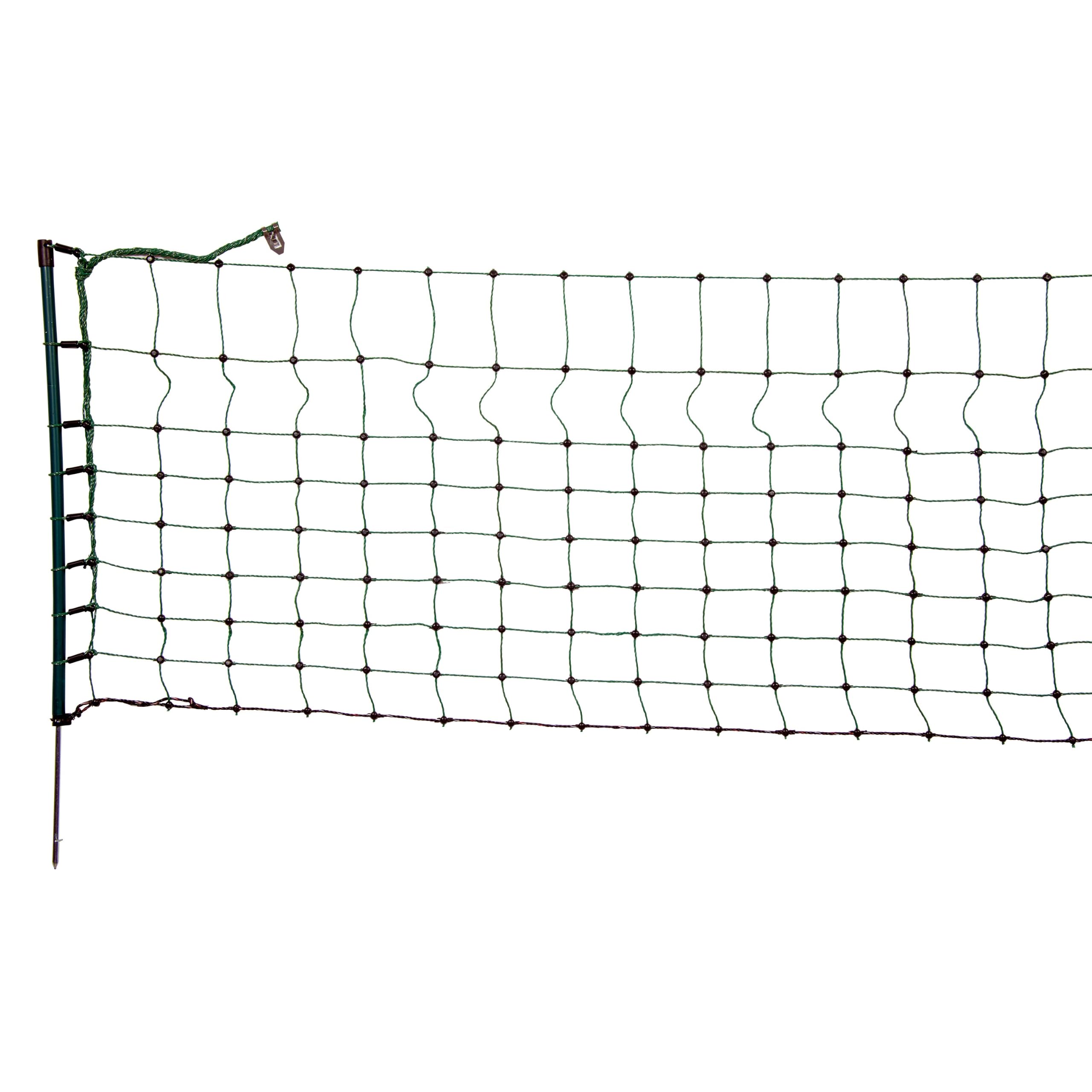 horizont Kaninchenzaun 25m x 50cm – Kleintierzaun, elektrifizierbar, grün | Engmaschiges Kleintiernetz für Kaninchen, Hasen & Küken – schützt Auslauf, Garten & Beete zuverlässig