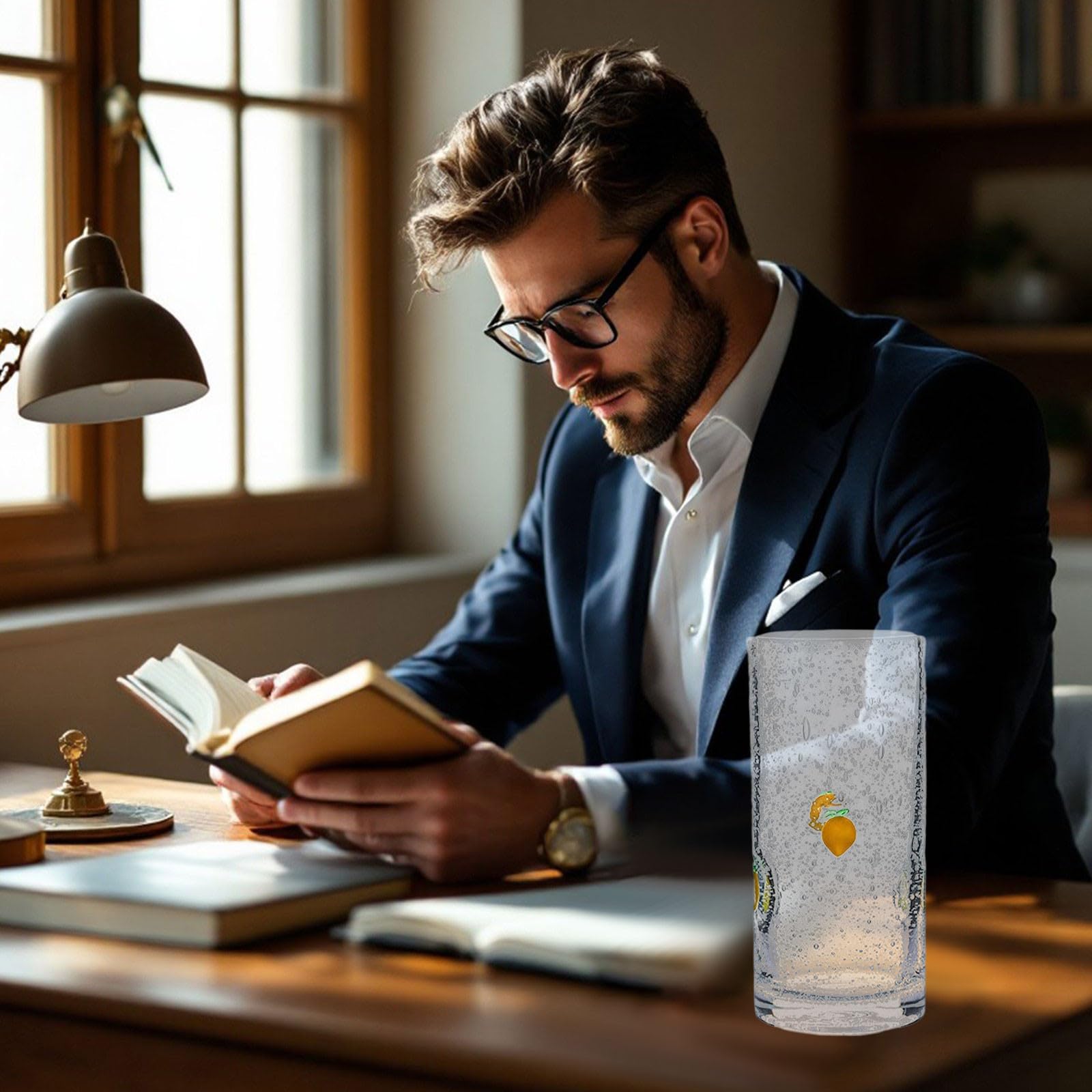 Generisch Wassergläser Trinkgläser | Set von 5 | 470 ML | Gläserset | Saftgläser Trinkglas Glas Gläser Perfekt für zu Hause Restaurants und Partys | Spülmaschinenfest (5- Stück)