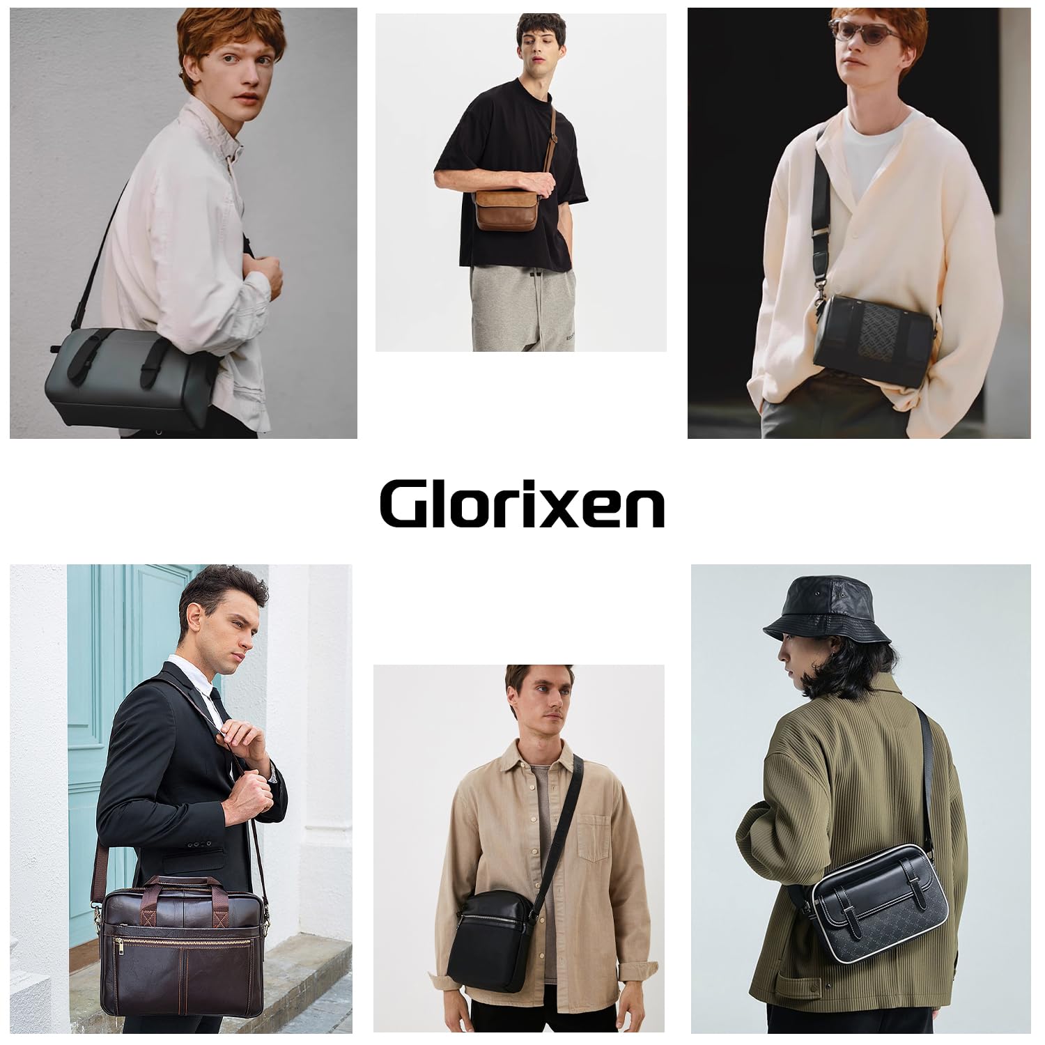Torba nerka z prawdziwej skóry dla mężczyzn mała torba listonoszka na ramię saszetka crossbody
