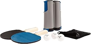 Champion Sports Anywhere Table Tennis: Ping Pong Paddles, Balls, and Portable Net & Post Set To Go, 10.1