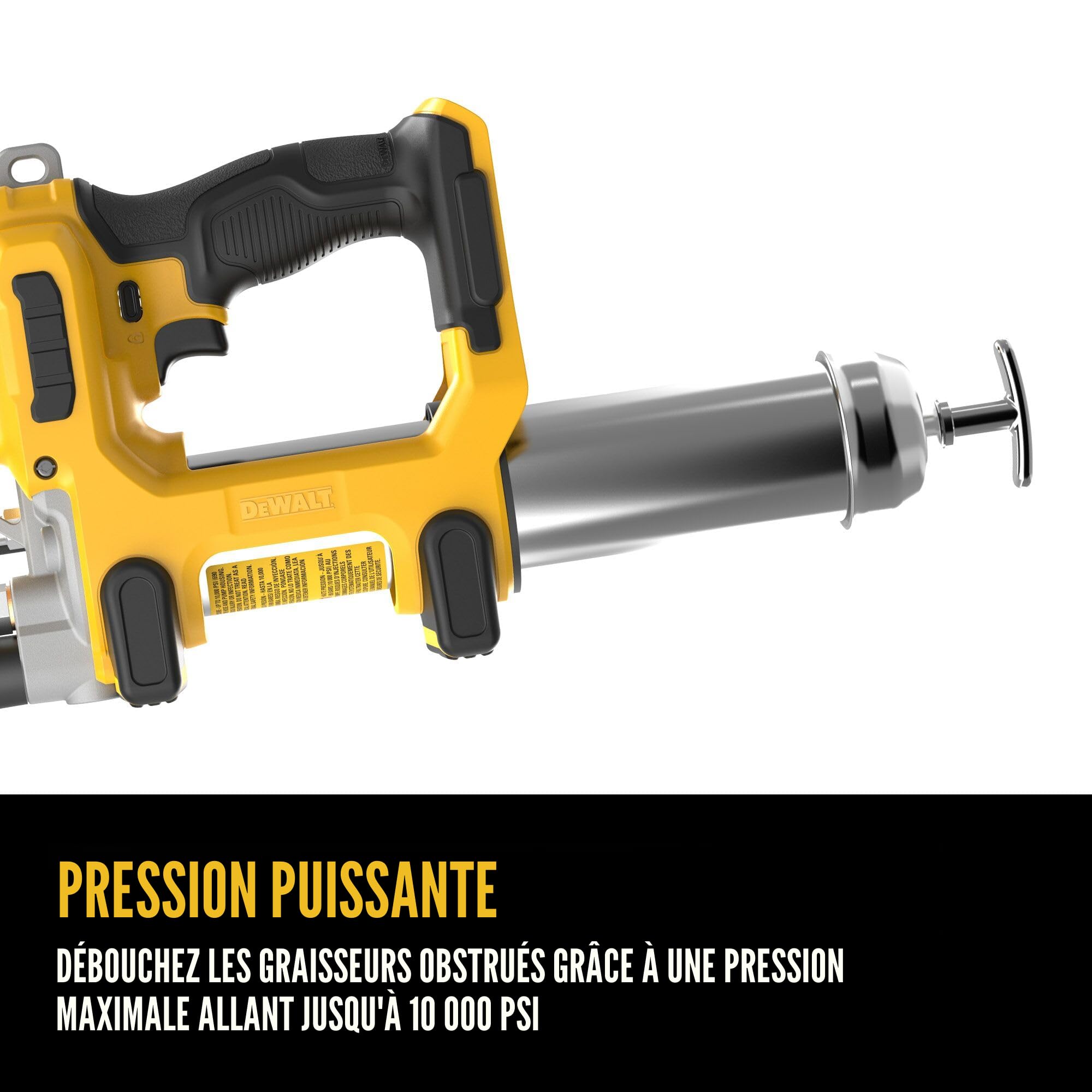 DeWALT Outillage - Pompe à graisse sans fil 18V, sans batterie ni