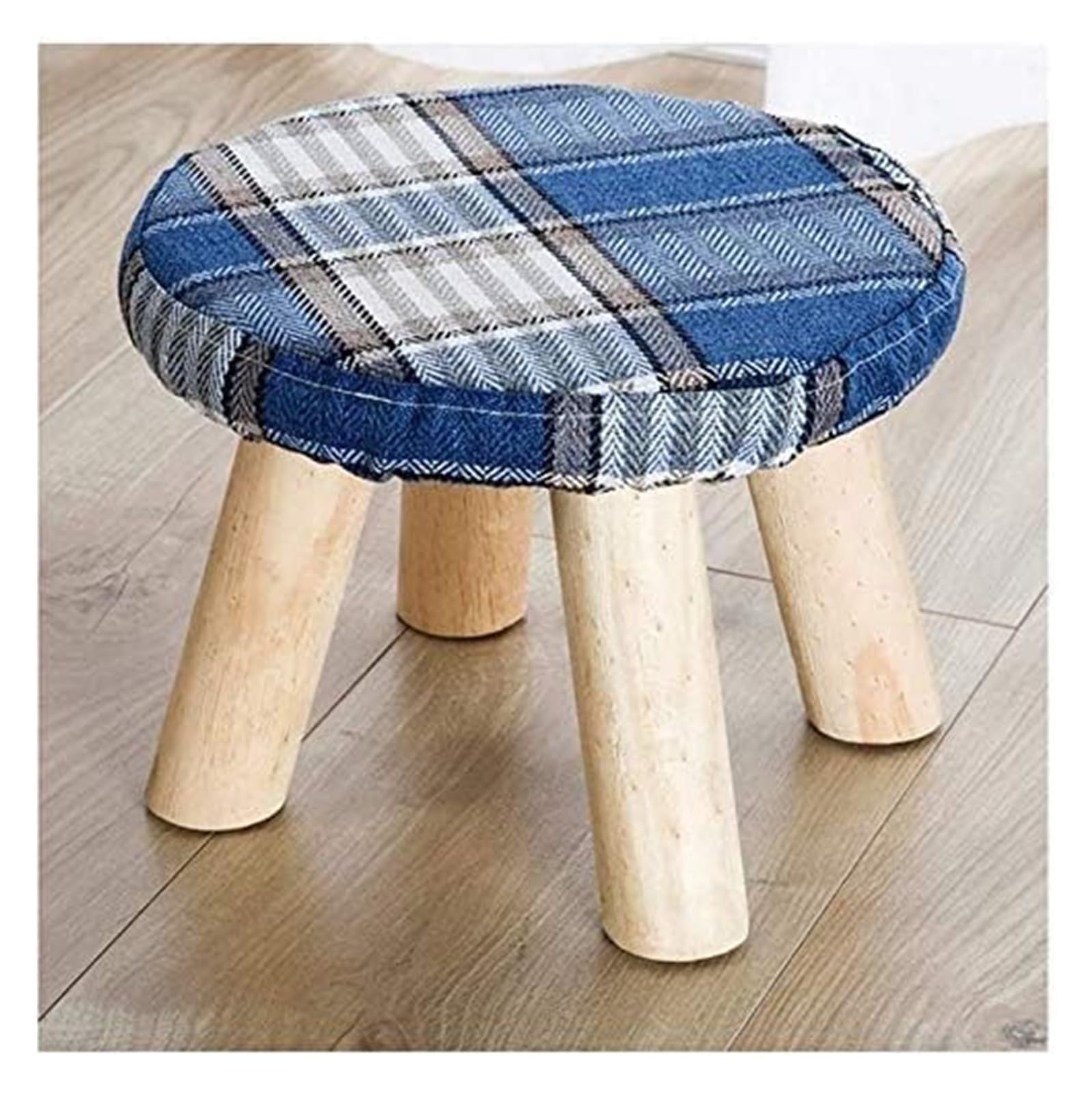 Petit tabouret pour canapé et banquette, repose-pieds solide de salon