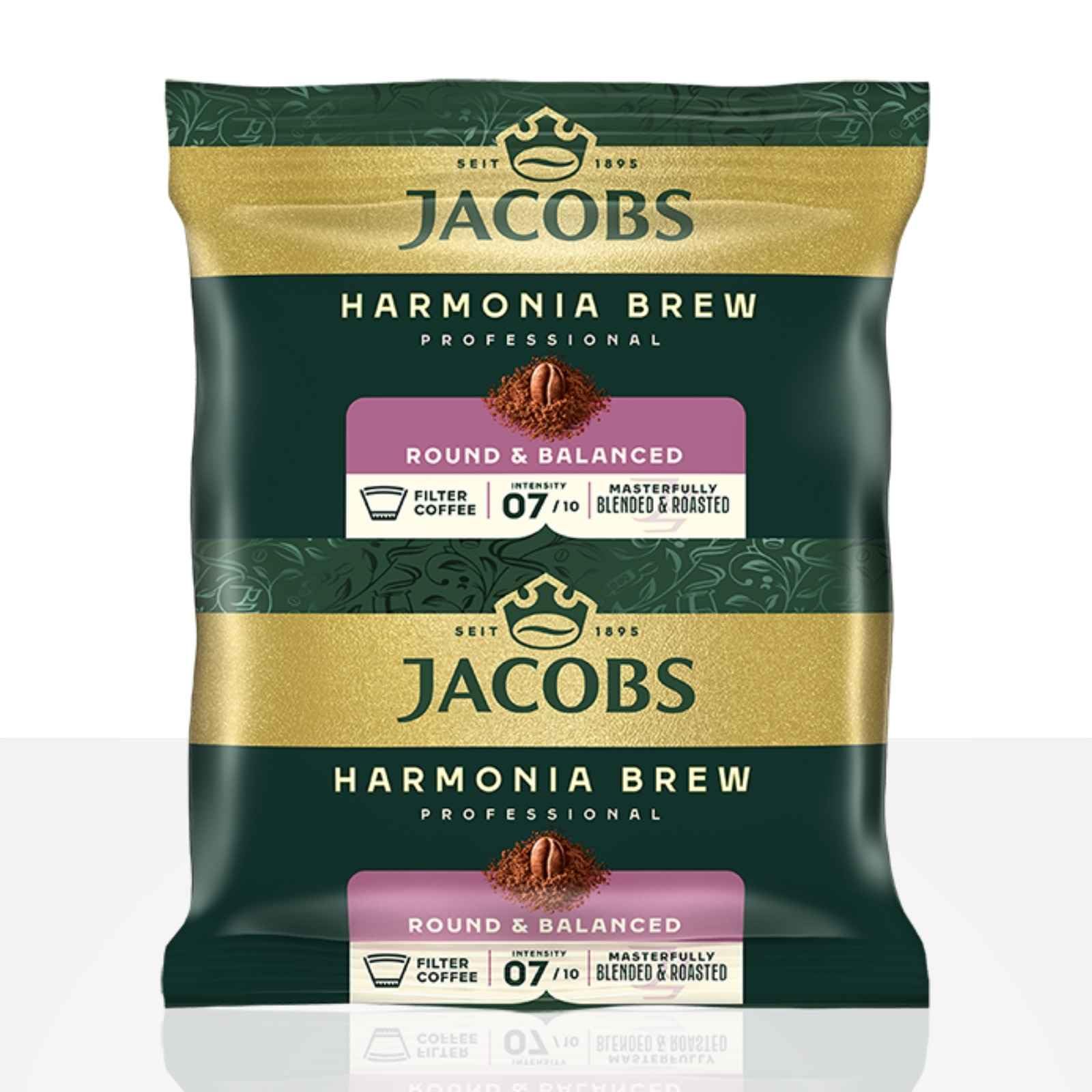 Jacobs Harmonia Brew Filterkaffee - 80 x 60g Kaffee gemahlen