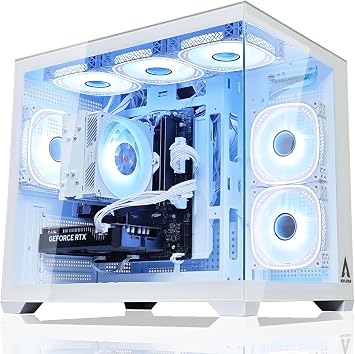 NEWLEAGUE Gaming PC, Ryzen 7 5700X, RTX4060Ti / 16GB Memory / NVMe SSD 1TB / Windows 11 Pro / WPS Office Mid Tower Desktop PC Ryzen 7 5700X / RTX4060Ti Middle Spec, HIKARI