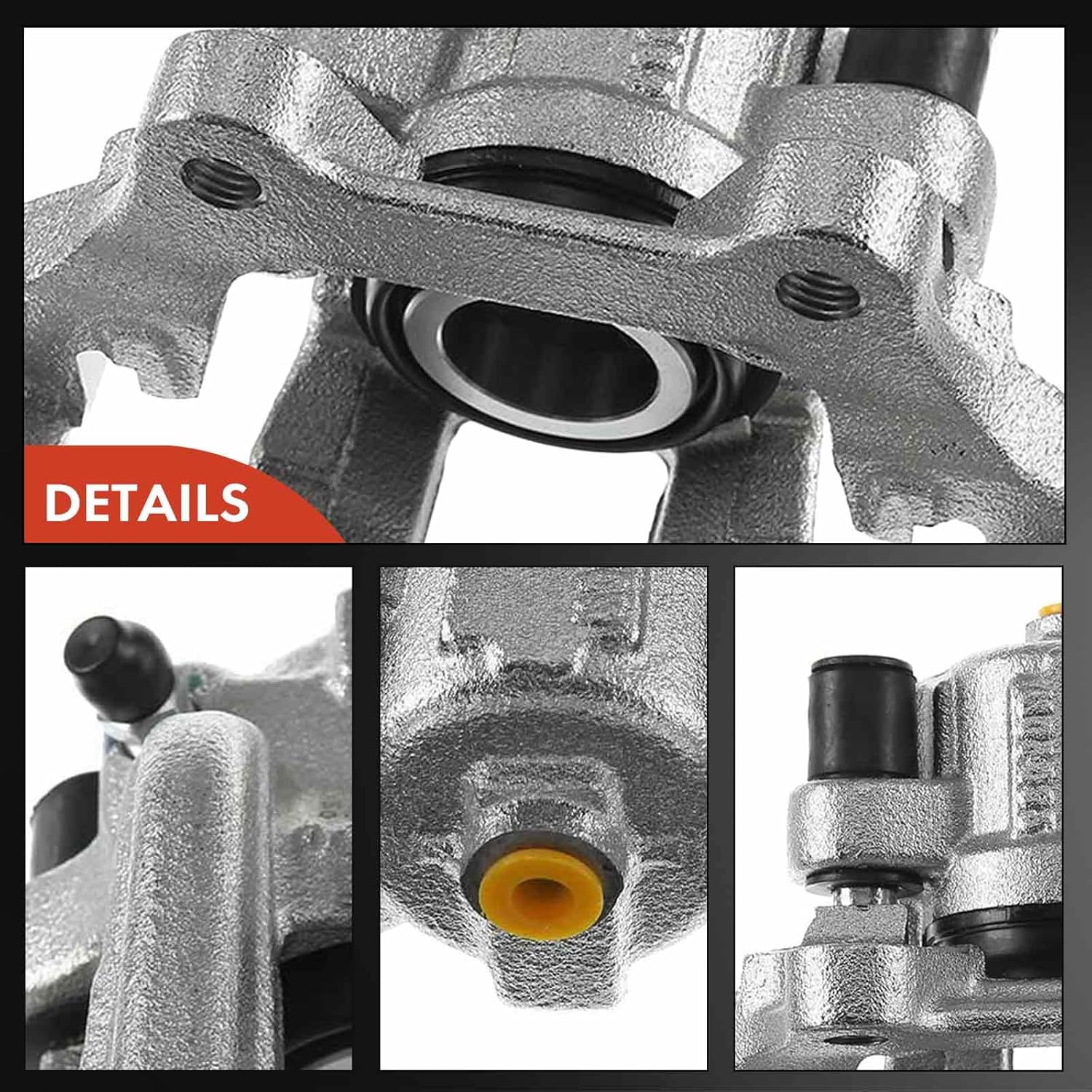 A-Premium Disc Brake Caliper Assembly with Bracket Compatible with Select BMW Models - 228i, 228i xDrive, 230i, 320i, 328d, 328i, 330e, 330i, 428i, 430i - Rear Right Passenger Side