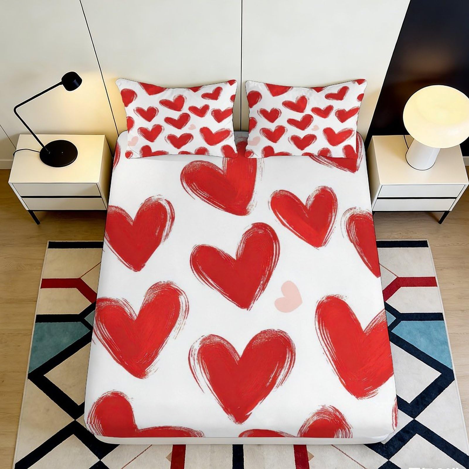3D Printed Comic Dog Fitted Sheet Microfiber Deep Pocket Non-Slip for Adult Bedroom Bedding Comic Dog Mattress Fitted Cover 90x200x25cm