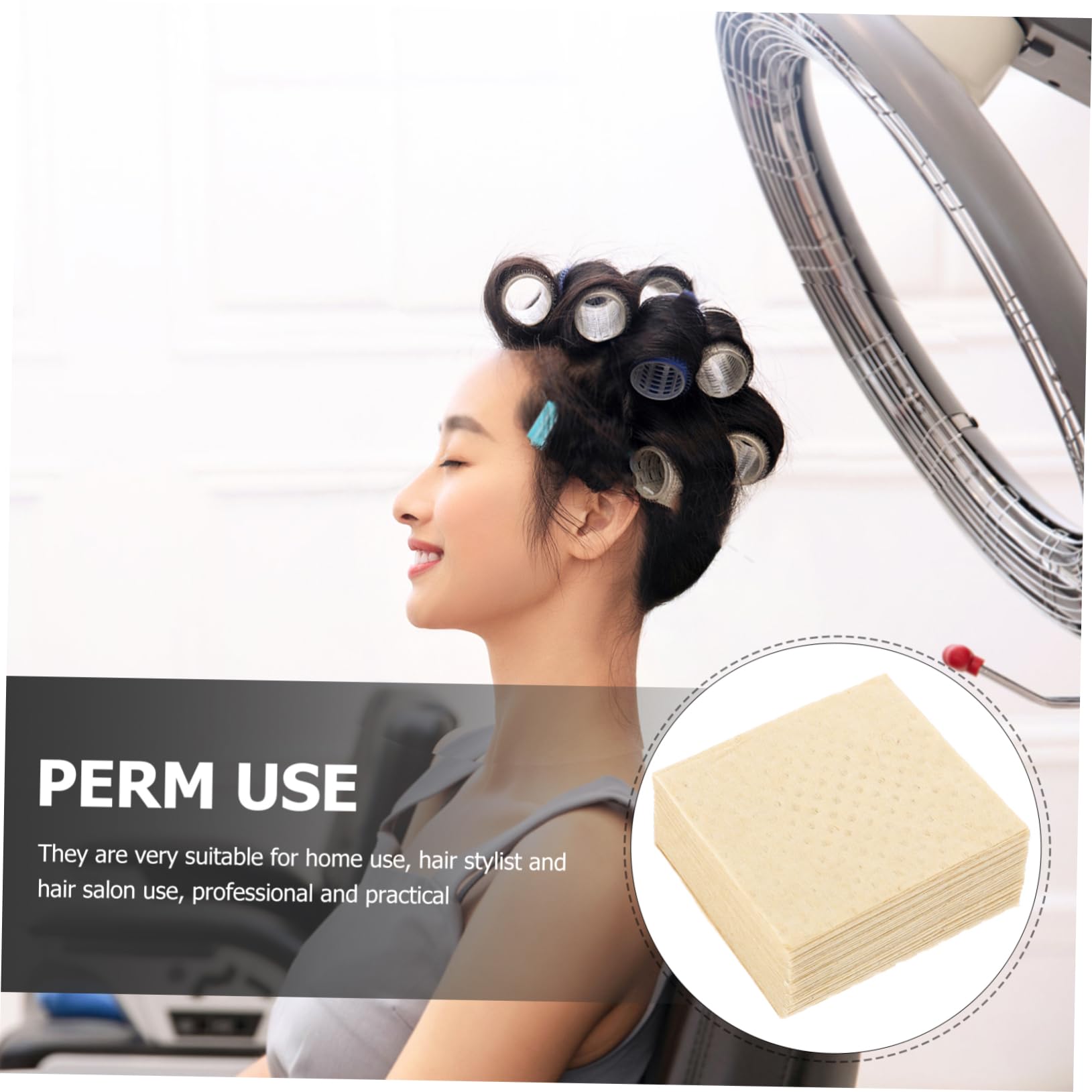 TOVINANNA Perm Hair Wraps Hair Tissue Perming Paper Tissues Styling Strips End Paper for Hair for Professional Salons and Home Use