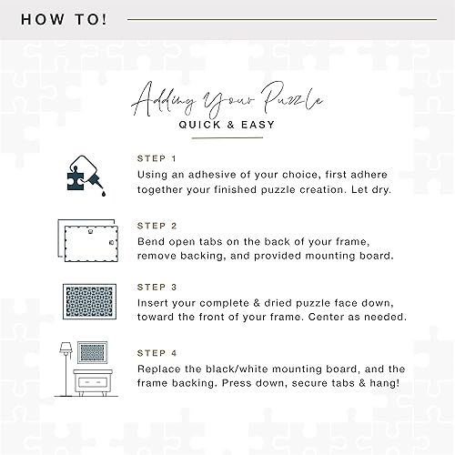 Vista 39 de MCS - Marco para rompecabezas (24.0 x 30.0 pulgadas y más pequeños), color negro (65746)