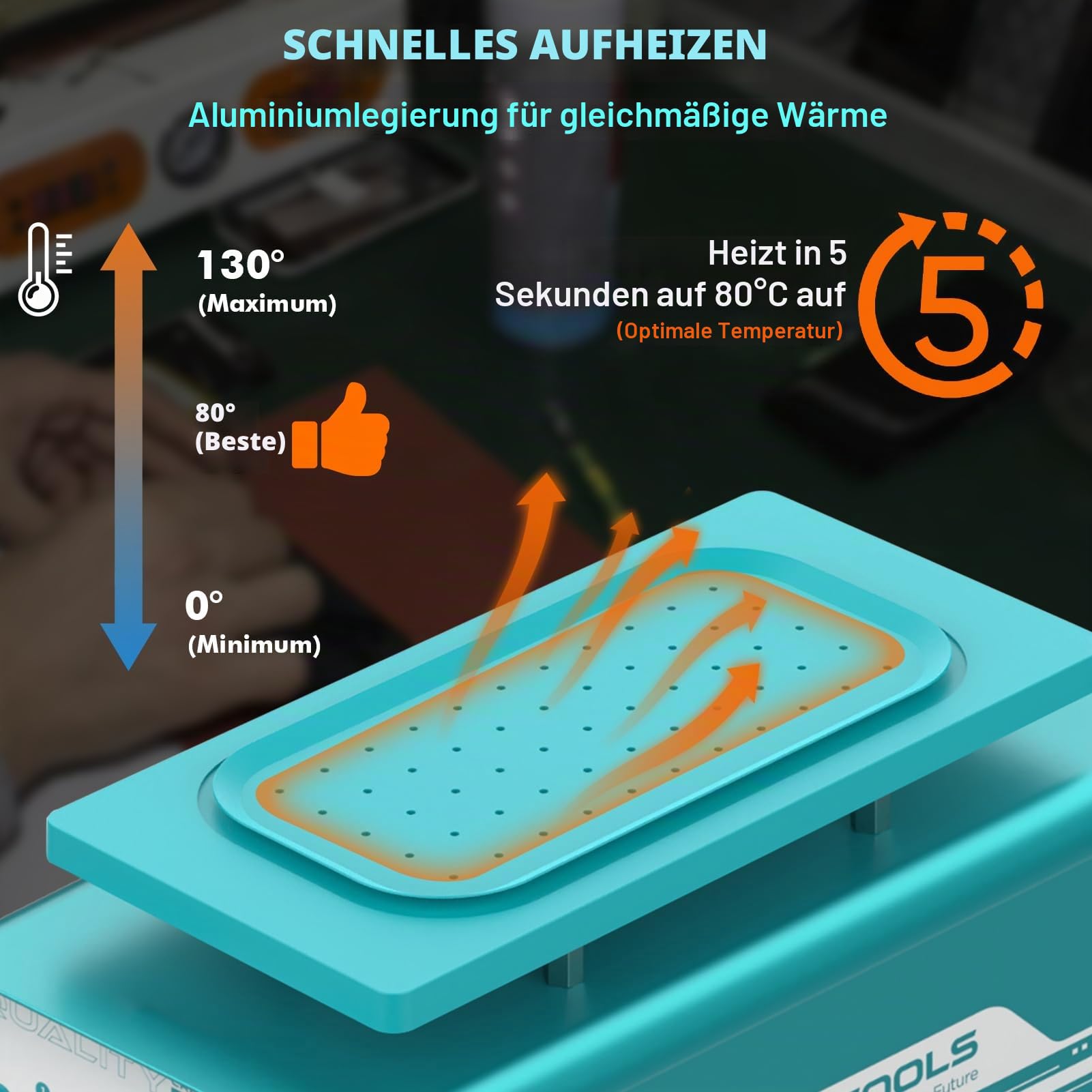 Handy LCD Bildschirm, Handy Heizplatte, Handy Reparatur, AC220V