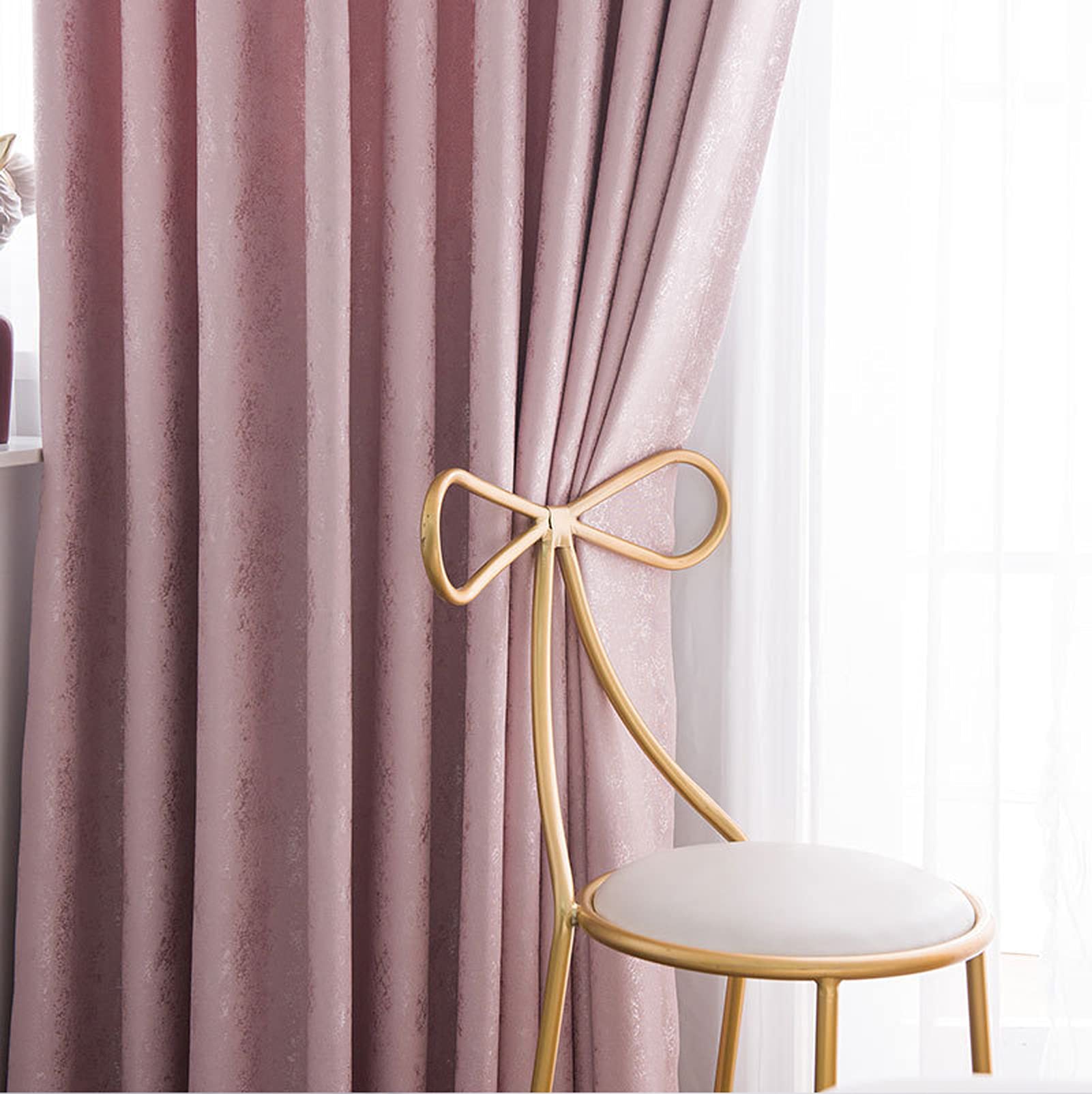 Tende Oscuranti Con Riccioli Per Soggiorno E Camera Da Letto, Tessuto In Poliestere Grigio, 2 Pannelli Da 200x270cm, Blocco Luce E Isolamento Termico