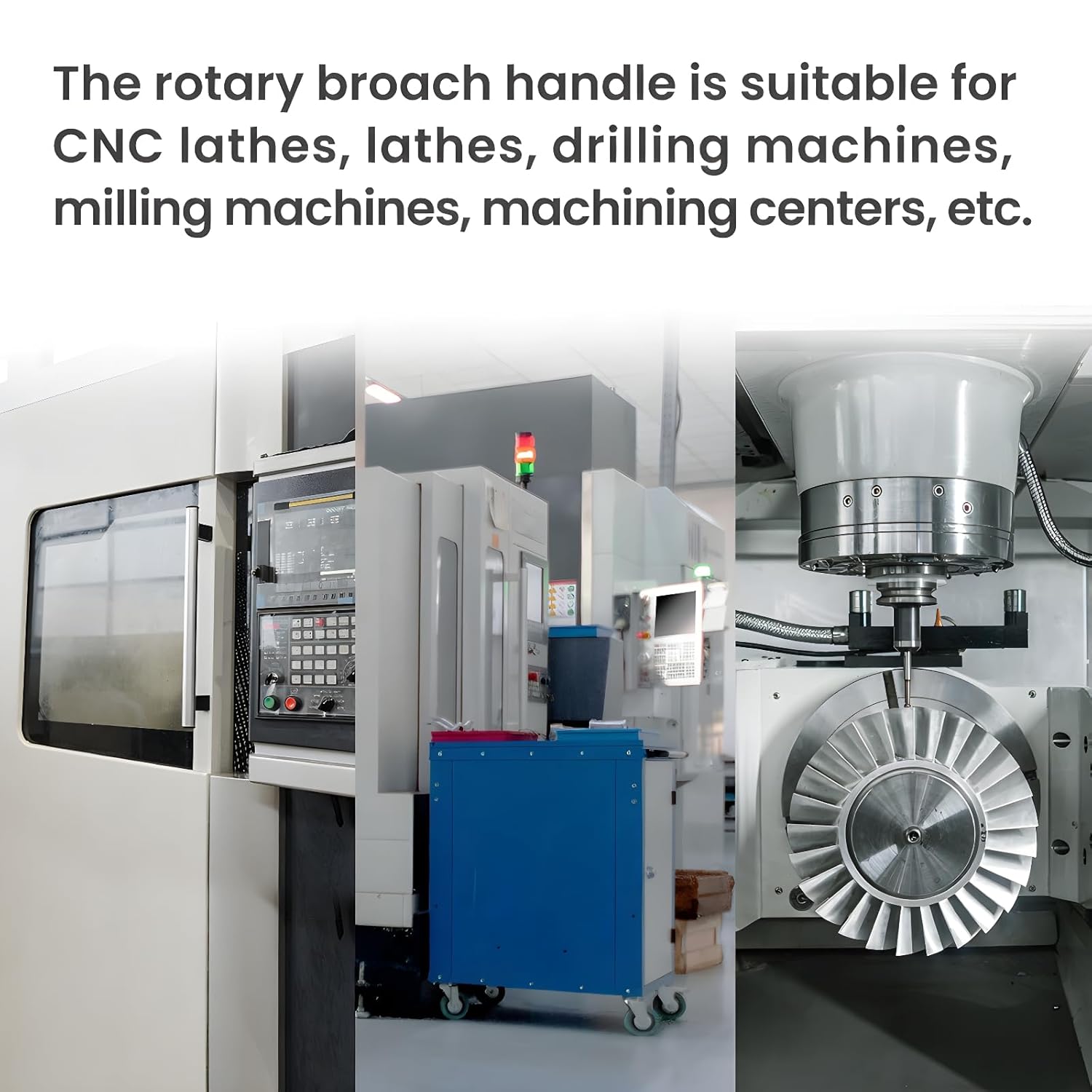 maXpeedingrods Rotary Broach Tool Holder, 3/4" Shank Diameter Compatible with 1/2" Shank Broach