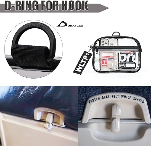 Miniatura 5 de Juego de bolsas de aseo transparentes Rough Enough para viajar