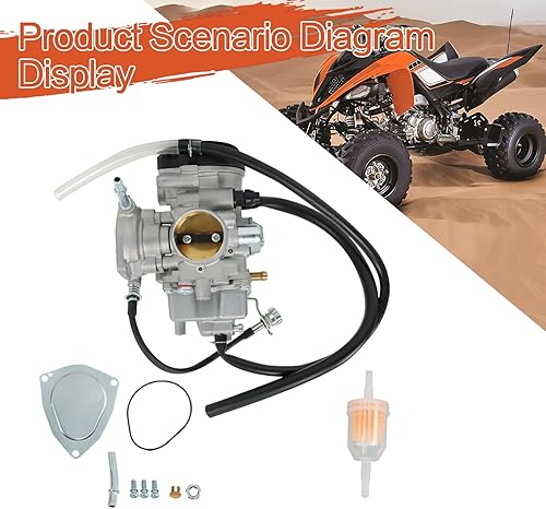 Miniatura 5 de labwork Repuesto de carburador para Yamaha Bruin 350 2004-2006 Big Bear 400 2000-2006 Grizzly 350 450 2007-2012 Kodiak 400 2000-2006 Wolverine 350