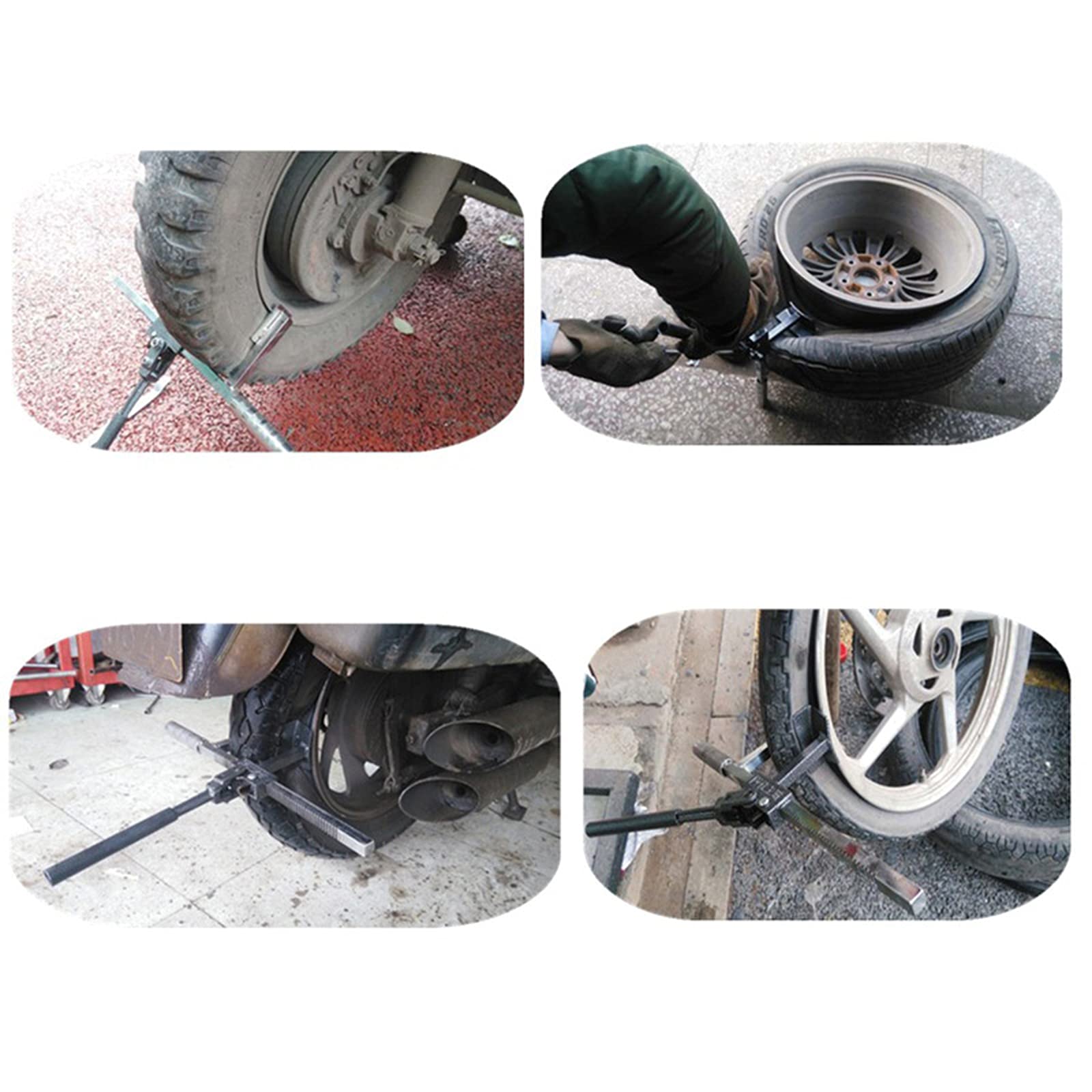 Cambiador de neumáticos Manual portátil, Herramienta de Cambio de neumáticos para Motocicleta y Coche, máquina de eliminación de destalonadores de neumáticos