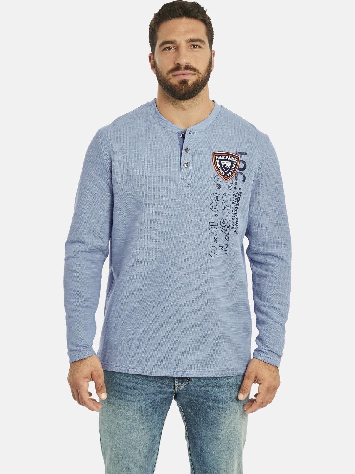 Jan Vanderstorm Herren Sweatshirt Reginald