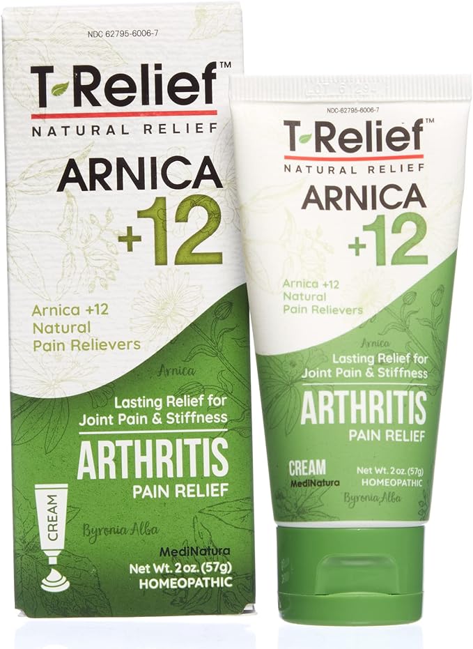 TRelief Arthritis Cream Arnica +12 Pain Relieving Natural Medicines Help Soothe
