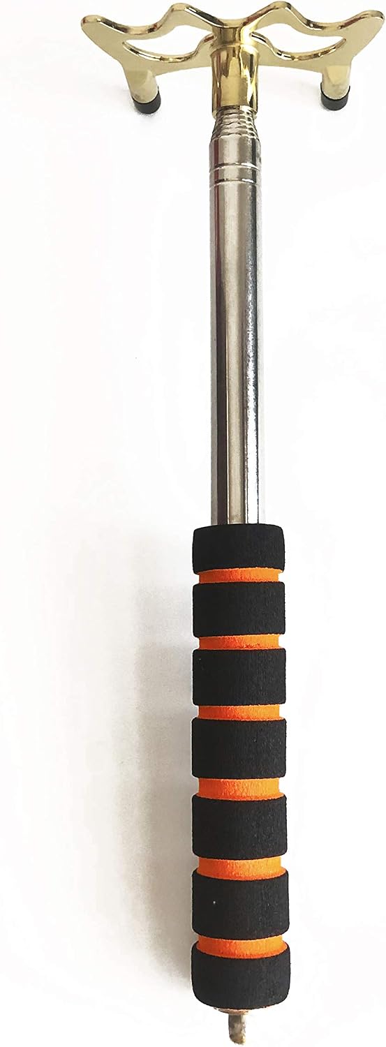 Tai ba cues Retractable Billiards Pool Cue Stick Bridge with Brass Bridge Head, Billiards Pool Cue Accessory
