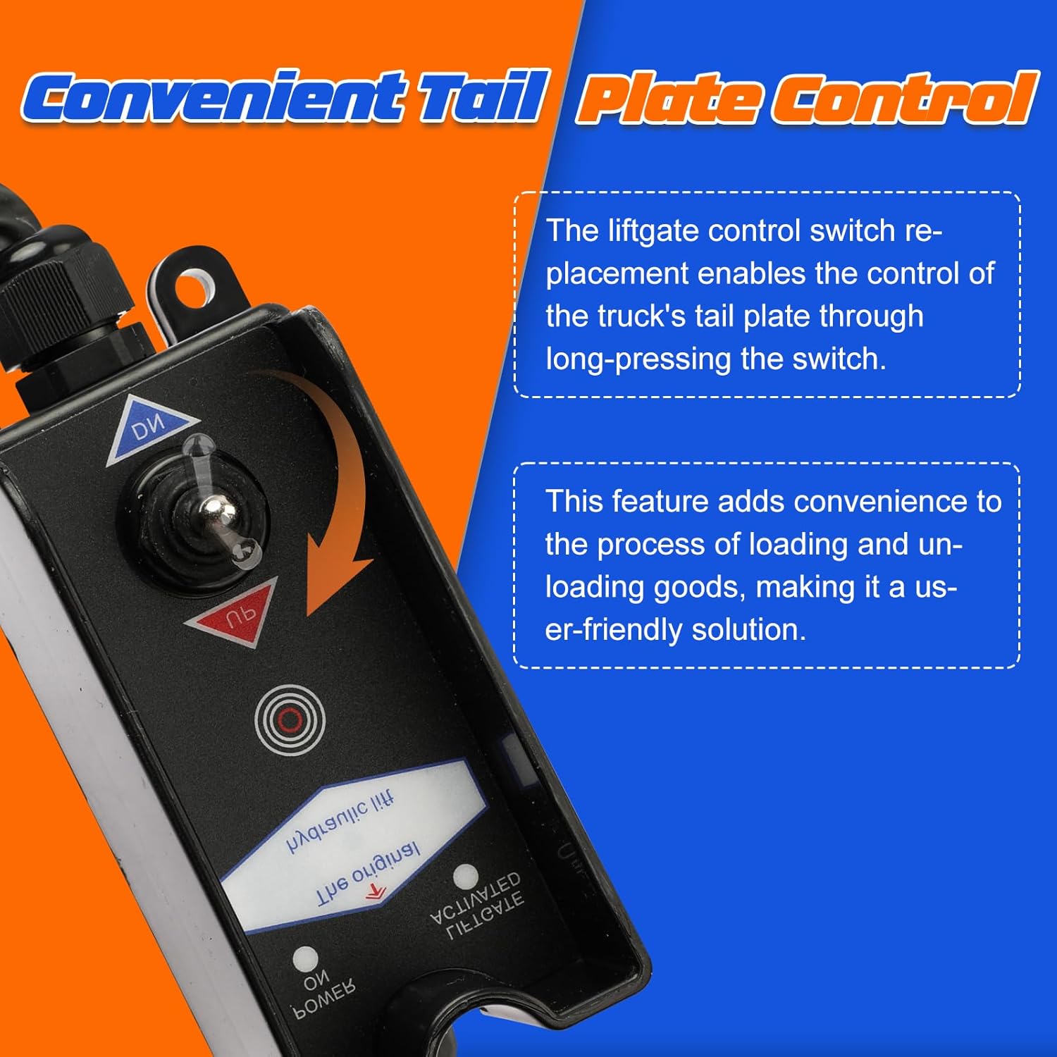 000987 Switch Liftgate Waterproof and Rust-Proof Fit for Tommy Gate, Replace OE Number: 000987