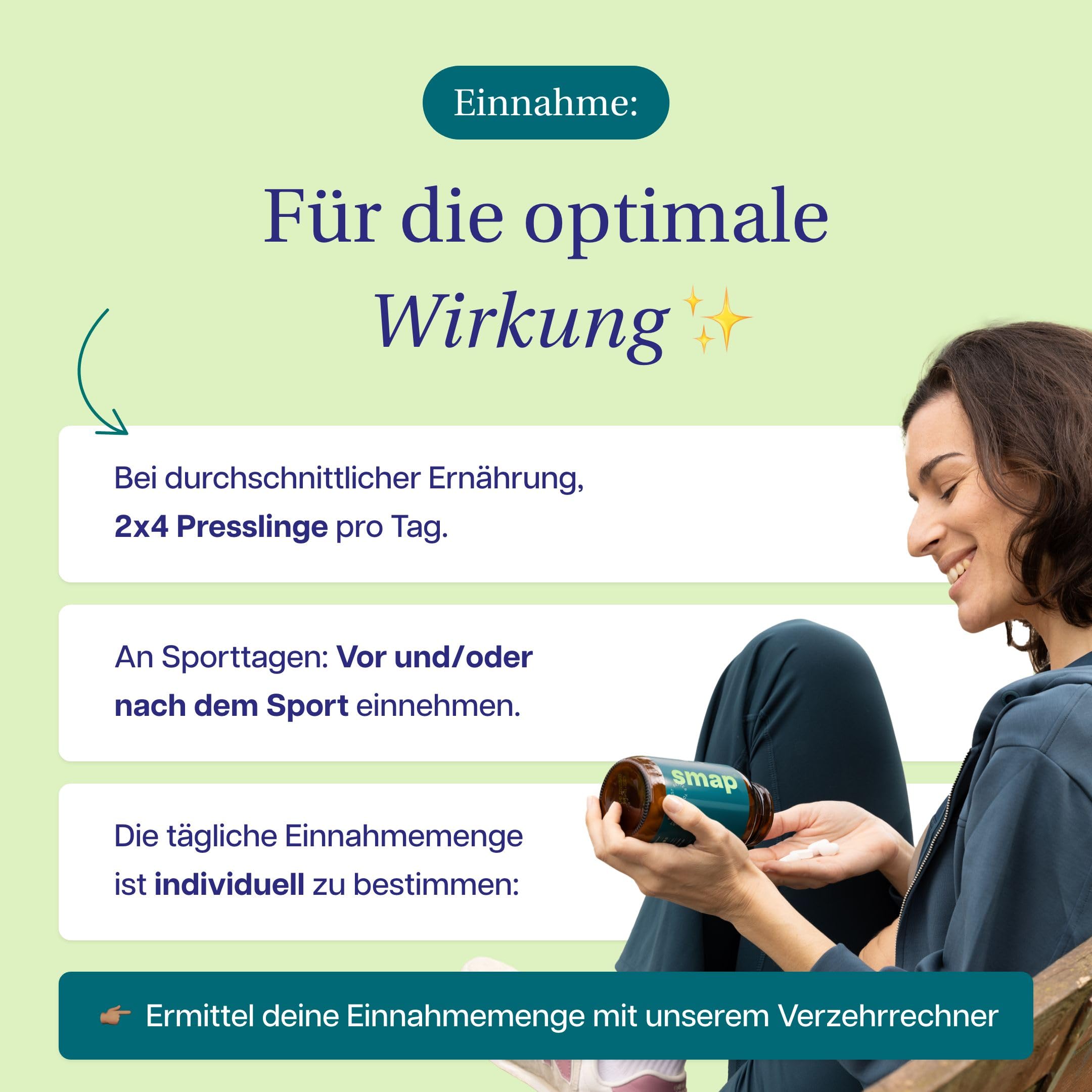 everydays – smap® Tabletten – 100% reiner Aminosäuren Komplex hochdosiert – vegan & in Deutschland hergestellt – kristalline Aminosäuren gewonnen aus Fermentation (180 Tabletten)