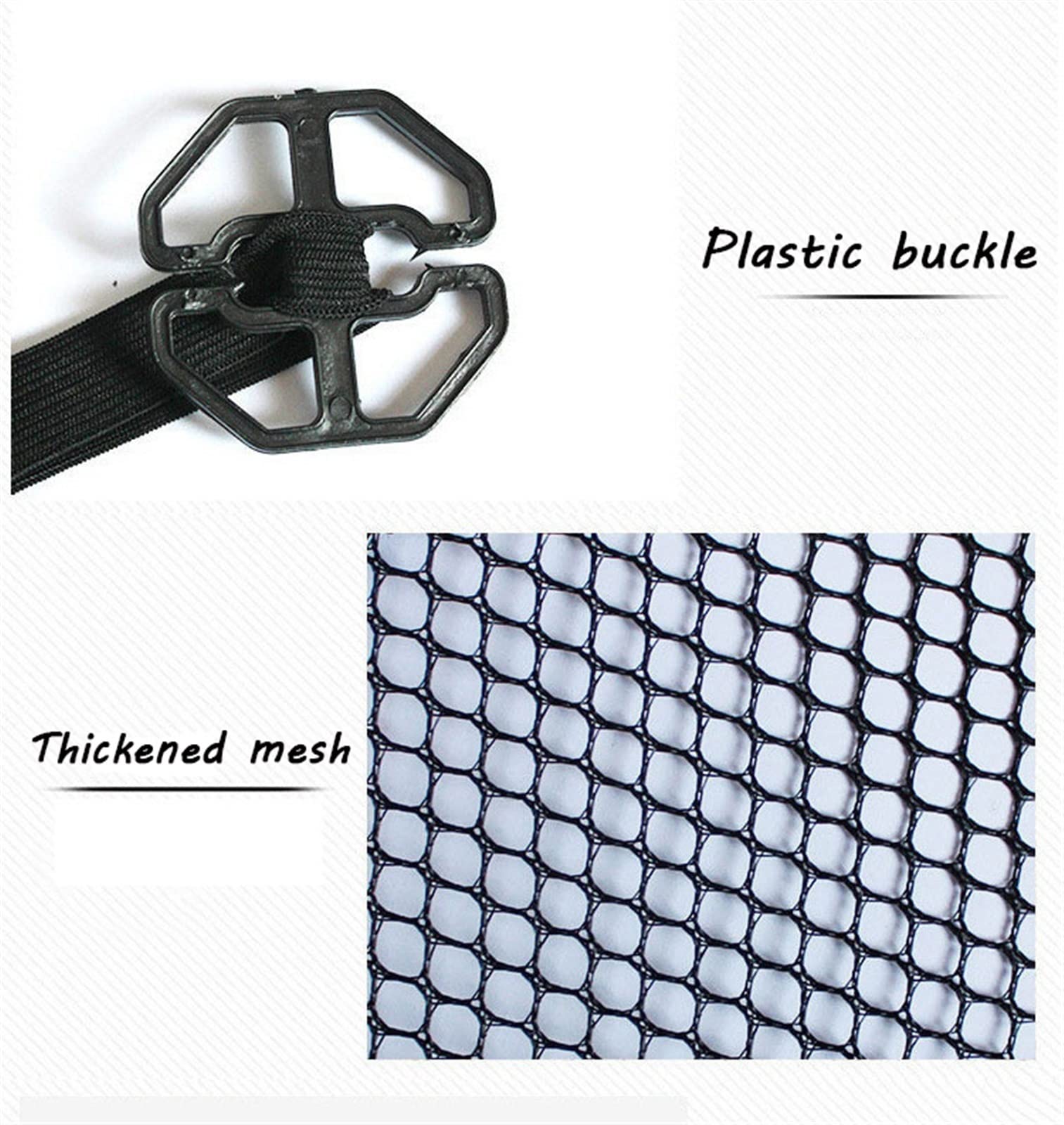 Almohadilla ergonómica de bambú for asiento de automóvil, asiento de automóvil transpirable universal Silla de oficina Cojín de cubierta de viruta de bambú con respaldo lumbar de malla fresca, almohad