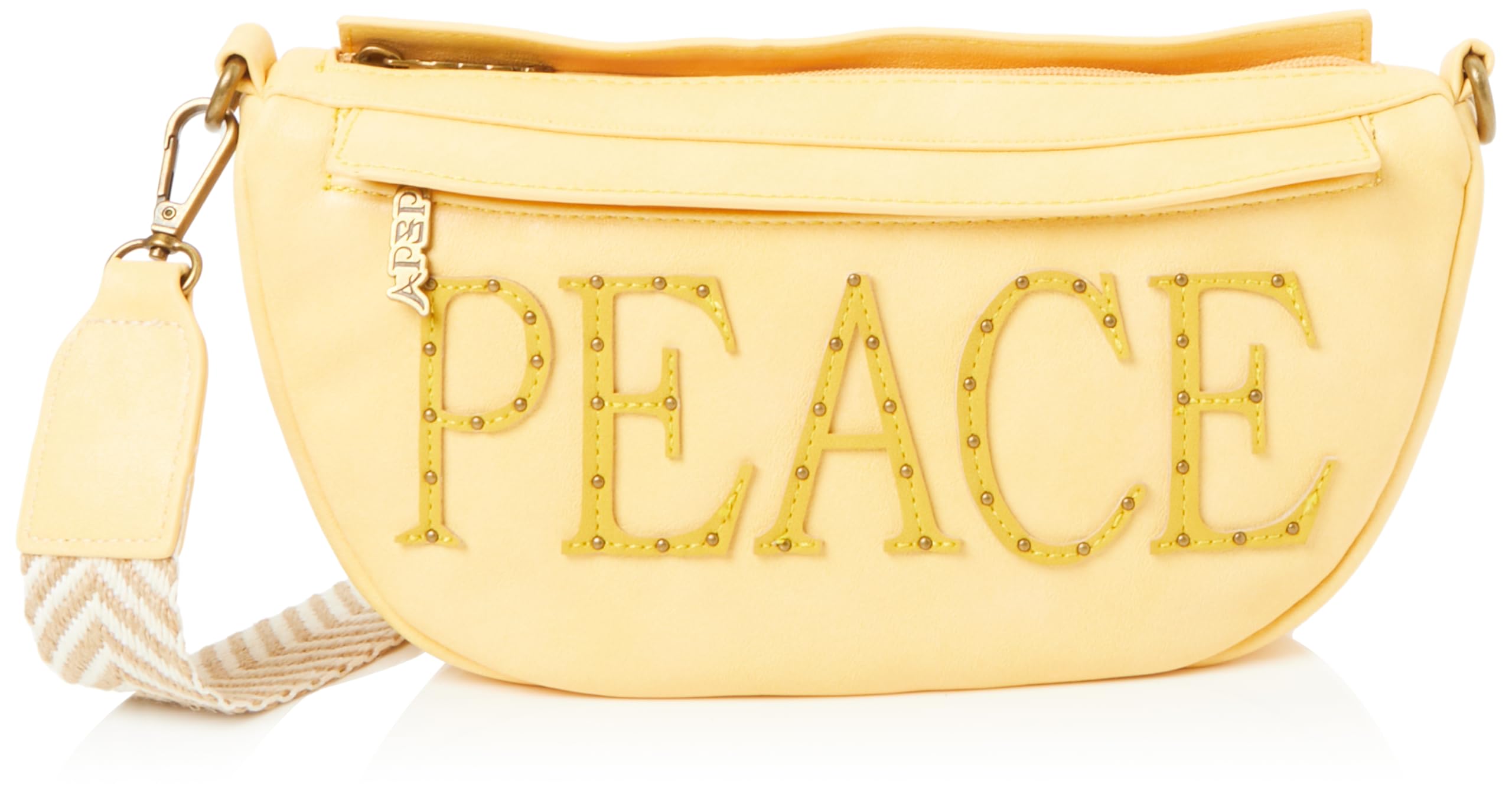nascita Women's Crossbody Crossover Body Bag, Yellow, One Size