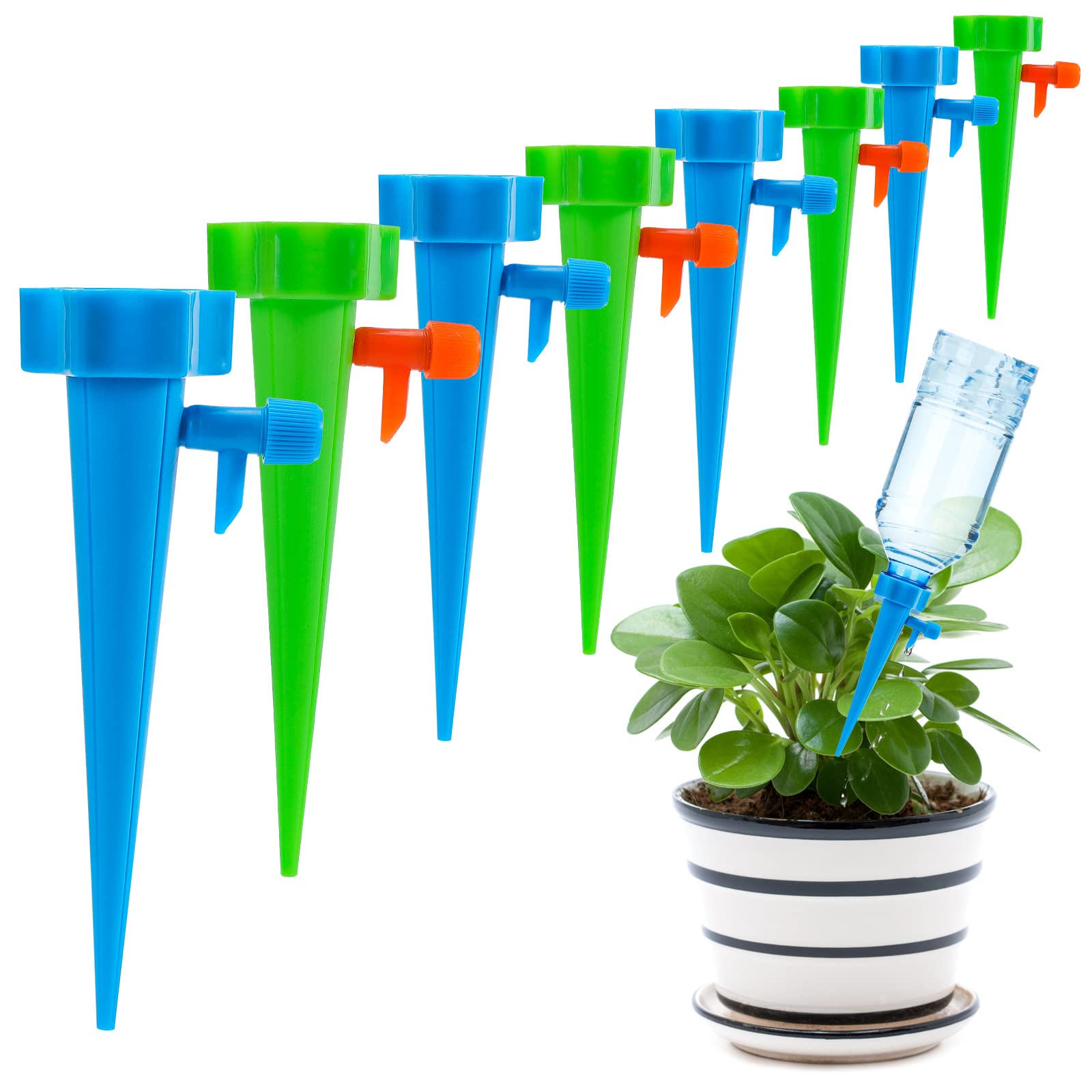 8Pcs Plant Watering Spike Set Automatic Watering Spikes Novel Easily