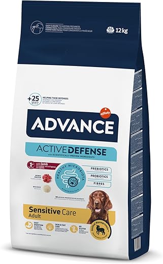 Advance – Pienso para perros adultos Advance Sensitive cordero y arroz. 12 Kg