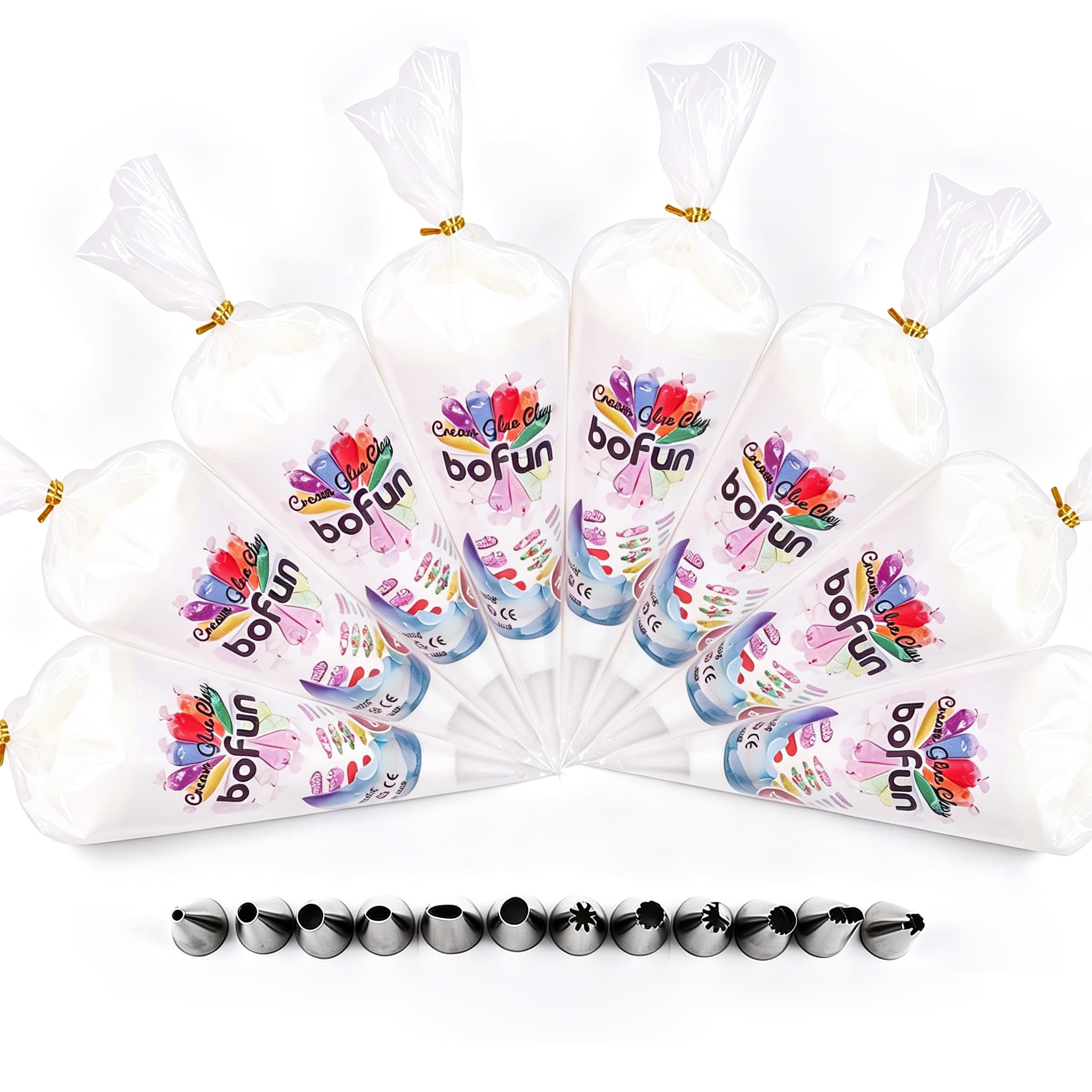 BoFUN Arcilla decodificador de pegamento en crema batida para manualidades