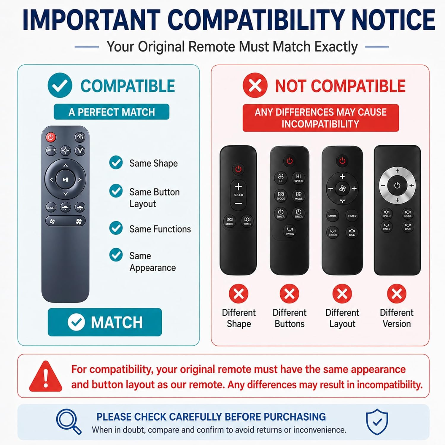 Replacement Remote Control for MONSGA Robot Vacuum MS1, MS1MAX, UR3 image 3