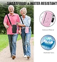 Vista 7 de Soporte para teléfono para correr, brazalete, bolso cruzado pequeño para mujeres y niños, iPhone 17 16 16e 15 14 13 12 11 Pro Max Xs Xr X Plus SE