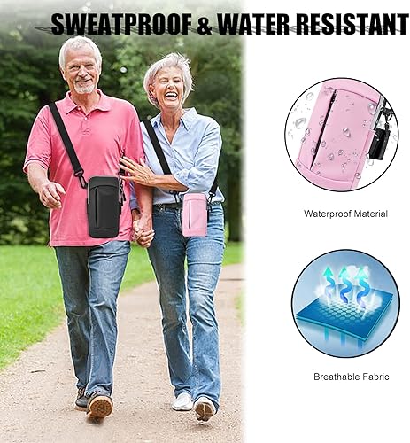 Miniatura 7 de Soporte para teléfono para correr, brazalete pequeño, bolso cruzado para mujeres y niños, iPhone 16 16e 15 14 13 12 11 Pro Max Xs Xr X 6 7 8 Plus SE