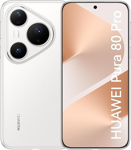 Smartphone, HUAWEI Pura 80 Pro 12GB+512GB, Câmera Ultra-iluminação de 1 Polegada, Câmera Teleobjetiva Macro Ultra-iluminação, Cancelamento de Ruído por IA, 5170 mAh, Dual SuperCharge,Celular Branco
